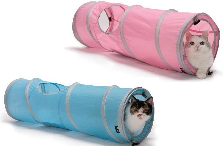 Игрушки для кошек своими руками: тоннель из пластиковых бутылок